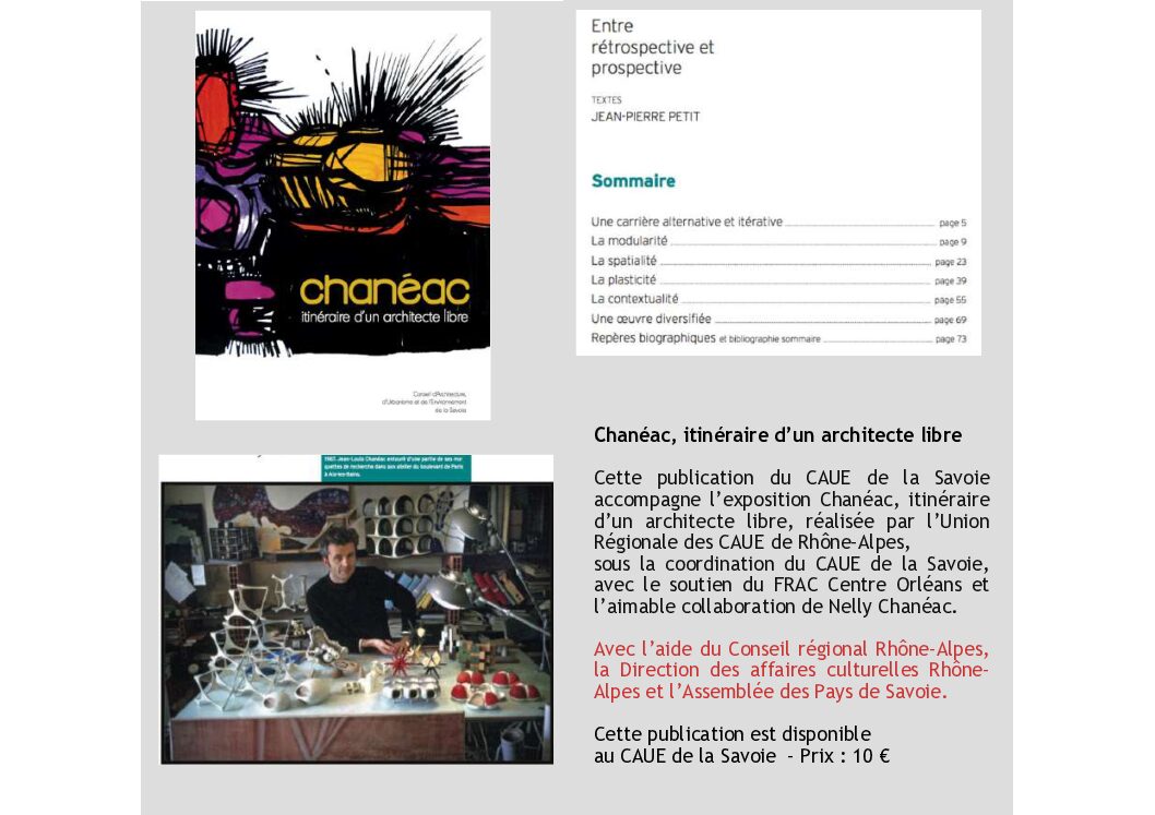Chanéac, itinéraire d'un architecte libre (catalogue d'exposition)