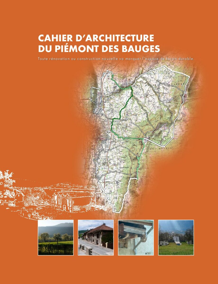 Cahier d'architecture du Piémont des Bauges