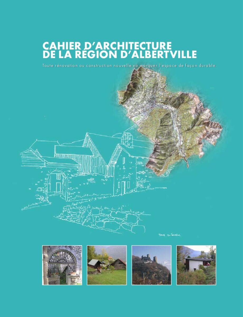 Cahier d'architecture CC de la région d'Albertville