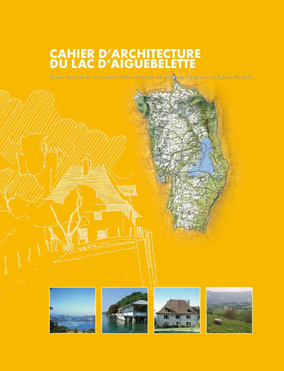 Cahier d'architecture du lac d'Aiguebelette