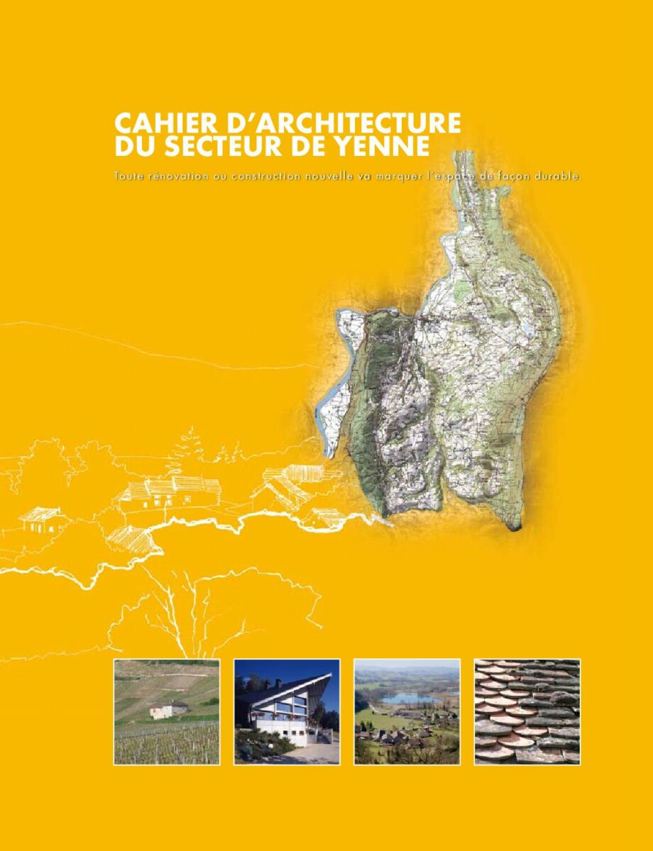 Cahier d'architecture du secteur de Yenne