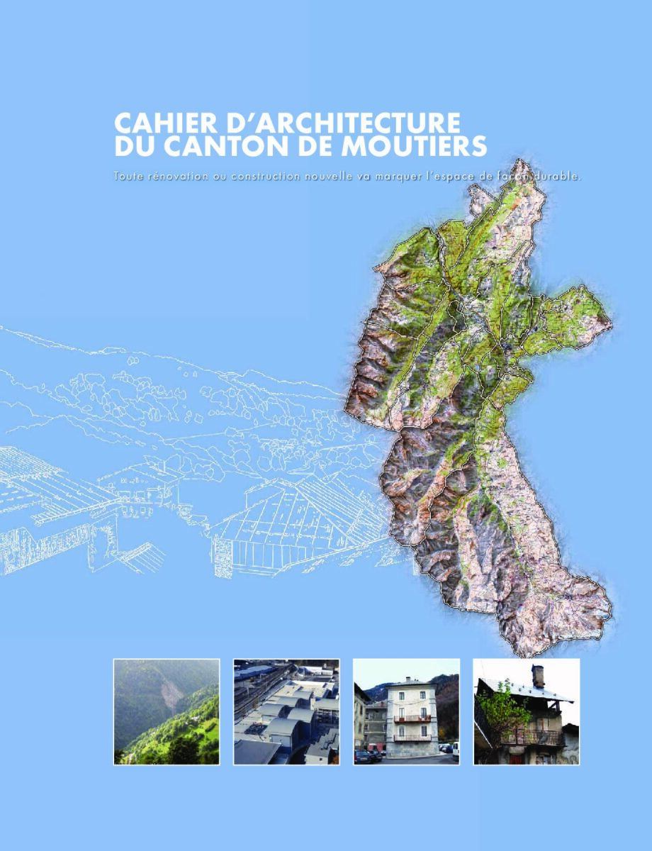 Cahier d'architecture du canton de Moûtiers